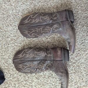 Vintage nocona Brown Western Cowboy Boots